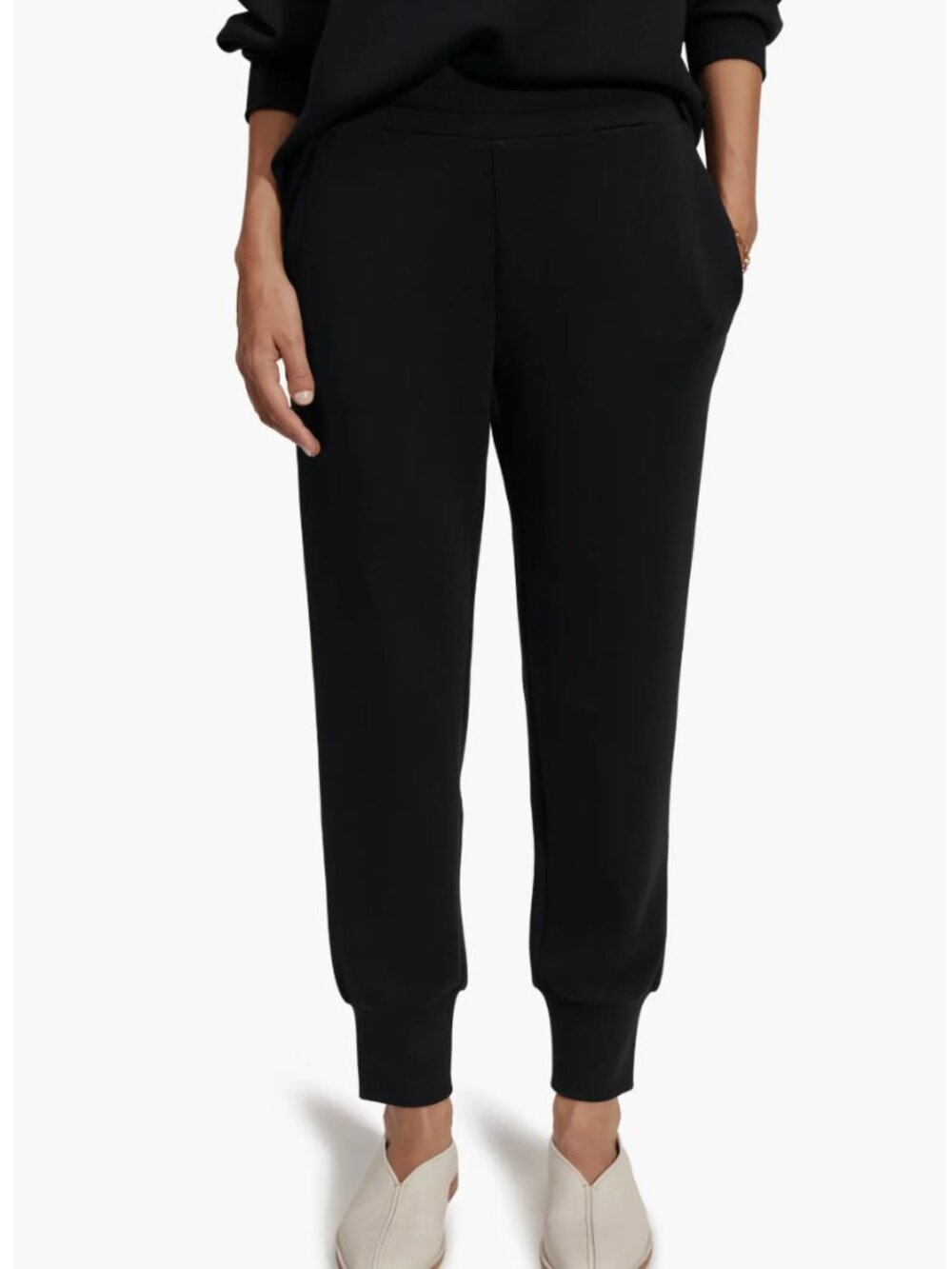 Varley Women's brushed Rib Slim Cuff 25 inch Pants Small MSRP $128 - Picture 2 of 5